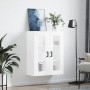 Armario de pared blanco 69,5x34x90 cm de vidaXL, Aparadores - Ref: Foro24-828476, Precio: 90,23 €, Descuento: %