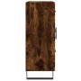 Aparador de madera de ingeniería roble ahumado 69,5x34x90 cm de vidaXL, Aparadores - Ref: Foro24-827945, Precio: 98,28 €, Des...