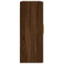 Armario de pared marrón roble 69,5x34x90 cm de vidaXL, Aparadores - Ref: Foro24-828475, Precio: 90,44 €, Descuento: %