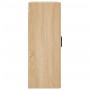 Armario de pared roble Sonoma 69,5x34x90 cm de vidaXL, Aparadores - Ref: Foro24-828487, Precio: 83,71 €, Descuento: %