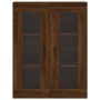 Armario de pared marrón roble 69,5x34x90 cm de vidaXL, Aparadores - Ref: Foro24-828499, Precio: 77,73 €, Descuento: %