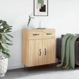 Engineered wood sideboard in Sonoma oak 69.5x34x90 cm by vidaXL, Sideboards - Ref: Foro24-827975, Price: 80,14 €, Discount: %