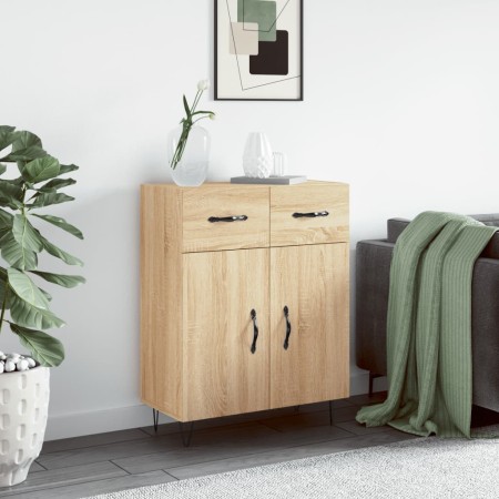 Engineered wood sideboard in Sonoma oak 69.5x34x90 cm by vidaXL, Sideboards - Ref: Foro24-827975, Price: 80,99 €, Discount: %