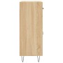 Aparador de madera de ingeniería roble Sonoma 69,5x34x90 cm de vidaXL, Aparadores - Ref: Foro24-827975, Precio: 80,14 €, Desc...