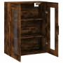 Armario de pared roble ahumado 69,5x34x90 cm de vidaXL, Aparadores - Ref: Foro24-828505, Precio: 87,99 €, Descuento: %