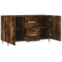 Smoked oak engineered wood sideboard 100x36x60 cm by vidaXL, Sideboards - Ref: Foro24-828153, Price: 115,54 €, Discount: %