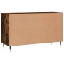 Smoked oak engineered wood sideboard 100x36x60 cm by vidaXL, Sideboards - Ref: Foro24-828153, Price: 115,54 €, Discount: %