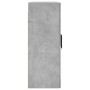 Armario de pared gris hormigón 69,5x34x90 cm de vidaXL, Aparadores - Ref: Foro24-828504, Precio: 82,29 €, Descuento: %