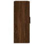 Armario de pared marrón roble 69,5x34x90 cm de vidaXL, Aparadores - Ref: Foro24-828507, Precio: 84,59 €, Descuento: %