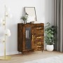 Sideboard aus Holzwerkstoff Räuchereiche 69,5x34x90 cm von vidaXL, Sideboards - Ref: Foro24-828025, Preis: 90,58 €, Rabatt: %