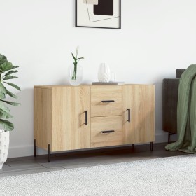 Engineered wood sideboard in Sonoma oak, 100x36x60 cm. by vidaXL, Sideboards - Ref: Foro24-828183, Price: 88,99 €, Discount: %