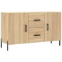 Engineered wood sideboard in Sonoma oak, 100x36x60 cm. by vidaXL, Sideboards - Ref: Foro24-828183, Price: 83,91 €, Discount: %