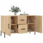 Aparador de madera de ingeniería roble Sonoma 100x36x60 cm de vidaXL, Aparadores - Ref: Foro24-828183, Precio: 84,99 €, Descu...