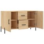 Aparador de madera de ingeniería roble Sonoma 100x36x60 cm de vidaXL, Aparadores - Ref: Foro24-828183, Precio: 84,99 €, Descu...