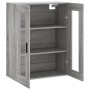 Armario de pared gris Sonoma 69,5x34x90 cm de vidaXL, Aparadores - Ref: Foro24-828498, Precio: 82,99 €, Descuento: %