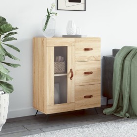 Sonoma Oak Engineered Wood Sideboard 69.5x34x90 cm by vidaXL, Sideboards - Ref: Foro24-828015, Price: 90,99 €, Discount: %