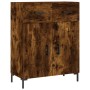 Smoked oak engineered wood sideboard 69.5x34x90 cm by vidaXL, Sideboards - Ref: Foro24-827985, Price: 85,99 €, Discount: %