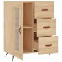 Aparador de madera de ingeniería roble Sonoma 69,5x34x90 cm de vidaXL, Aparadores - Ref: Foro24-828015, Precio: 90,54 €, Desc...