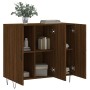 Oak brown engineered wood sideboard 90x34x80 cm by vidaXL, Sideboards - Ref: Foro24-828107, Price: 74,33 €, Discount: %