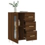 Aparador de madera de ingeniería marrón roble 69,5x34x90 cm de vidaXL, Aparadores - Ref: Foro24-828035, Precio: 93,62 €, Desc...