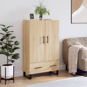 Tall Sonoma oak engineered wood sideboard 69.5x31x115 cm by vidaXL, Sideboards - Ref: Foro24-828263, Price: 95,17 €, Discount: %