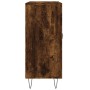 Aparador de madera de ingeniería roble ahumado 90x34x80 cm de vidaXL, Aparadores - Ref: Foro24-828105, Precio: 74,72 €, Descu...