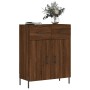 Sideboard aus eichenbraunem Holzwerkstoff, 69,5 x 34 x 90 cm von vidaXL, Sideboards - Ref: Foro24-827995, Preis: 98,24 €, Rab...