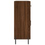 Aparador de madera de ingeniería marrón roble 69,5x34x90 cm de vidaXL, Aparadores - Ref: Foro24-827995, Precio: 98,24 €, Desc...