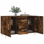 Sideboard aus geräuchertem Eichenholzwerkstoff, 100 x 36 x 60 cm von vidaXL, Sideboards - Ref: Foro24-828161, Preis: 92,48 €,...