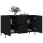 Schwarzes Sideboard aus Holzwerkstoff, 100 x 36 x 60 cm von vidaXL, Sideboards - Ref: Foro24-828173, Preis: 91,99 €, Rabatt: %