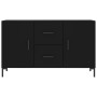 Aparador de madera de ingeniería negro 100x36x60 cm de vidaXL, Aparadores - Ref: Foro24-828173, Precio: 91,54 €, Descuento: %