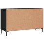 Aparador de madera de ingeniería negro 100x36x60 cm de vidaXL, Aparadores - Ref: Foro24-828173, Precio: 91,54 €, Descuento: %