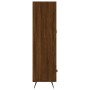 Tall engineered wood sideboard in brown oak 69.5x31x115 cm by vidaXL, Sideboards - Ref: Foro24-828211, Price: 86,99 €, Discou...