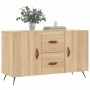 Aparador de madera de ingeniería roble Sonoma 100x36x60 cm de vidaXL, Aparadores - Ref: Foro24-828143, Precio: 83,99 €, Descu...