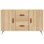 Aparador de madera de ingeniería roble Sonoma 100x36x60 cm de vidaXL, Aparadores - Ref: Foro24-828143, Precio: 83,99 €, Descu...