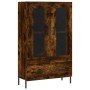 Aparador alto madera de ingeniería roble ahumado 69,5x31x115 cm de vidaXL, Aparadores - Ref: Foro24-828313, Precio: 92,86 €, ...