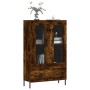 Aparador alto madera de ingeniería roble ahumado 69,5x31x115 cm de vidaXL, Aparadores - Ref: Foro24-828313, Precio: 92,86 €, ...