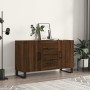 Sideboard aus braunem Eichenholzwerkstoff, 100 x 36 x 60 cm von vidaXL, Sideboards - Ref: Foro24-828203, Preis: 122,72 €, Rab...