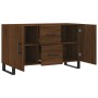 Aparador de madera de ingeniería roble marrón 100x36x60 cm de vidaXL, Aparadores - Ref: Foro24-828203, Precio: 122,72 €, Desc...