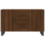 Aparador de madera de ingeniería roble marrón 100x36x60 cm de vidaXL, Aparadores - Ref: Foro24-828203, Precio: 122,72 €, Desc...