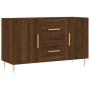 Brown oak engineered wood sideboard 100x36x60 cm by vidaXL, Sideboards - Ref: Foro24-828163, Price: 82,03 €, Discount: %