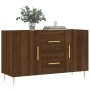 Aparador de madera de ingeniería roble marrón 100x36x60 cm de vidaXL, Aparadores - Ref: Foro24-828163, Precio: 78,96 €, Descu...