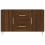 Brown oak engineered wood sideboard 100x36x60 cm by vidaXL, Sideboards - Ref: Foro24-828163, Price: 82,03 €, Discount: %