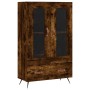 Aparador alto madera de ingeniería roble ahumado 69,5x31x115 cm de vidaXL, Aparadores - Ref: Foro24-828273, Precio: 82,76 €, ...