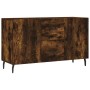 Aparador madera de ingeniería roble ahumado 100x36x60 cm de vidaXL, Aparadores - Ref: Foro24-828193, Precio: 104,12 €, Descue...