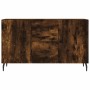 Aparador madera de ingeniería roble ahumado 100x36x60 cm de vidaXL, Aparadores - Ref: Foro24-828193, Precio: 104,12 €, Descue...