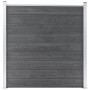 Fence set 1 square + 1 oblique WPC gray 273x186 cm by vidaXL, fence panels - Ref: Foro24-3054431, Price: 497,82 €, Discount: %