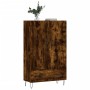 Tall sideboard engineered wood smoked oak 69.5x31x115 cm by vidaXL, Sideboards - Ref: Foro24-828233, Price: 82,99 €, Discount: %