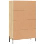 Aparador alto madera de ingeniería roble Sonoma 69,5x31x115 cm de vidaXL, Aparadores - Ref: Foro24-828311, Precio: 75,69 €, D...