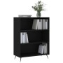 Black engineered wood shelf 69.5x32.5x90 cm by vidaXL, Bookcases and shelves - Ref: Foro24-828333, Price: 56,07 €, Discount: %